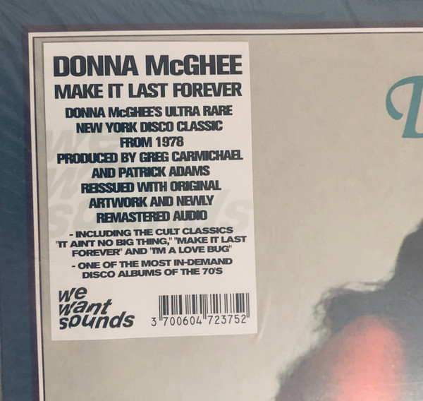 Donna McGhee - Make It Last Forever | Wewantsounds (WWSLP29) - 2