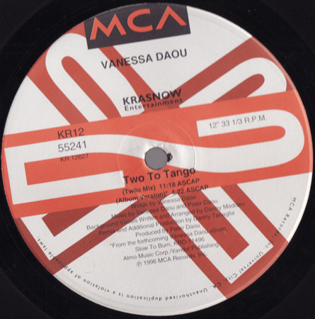 Vanessa Daou - Two To Tango | MCA Records (KR12-55241) - 2