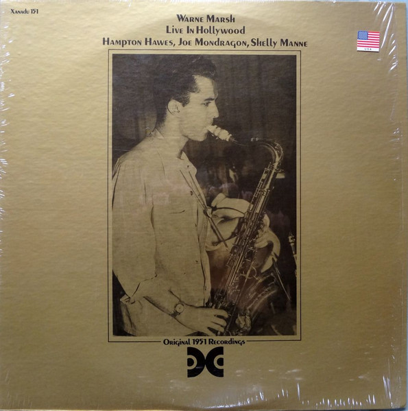 Warne Marsh - Live In Hollywood | Xanadu Records (Xanadu 151) - main