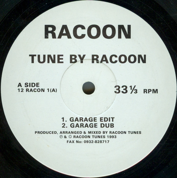 Racoon - Tune By Racoon | Racoon Tunes (12 RACON 1)