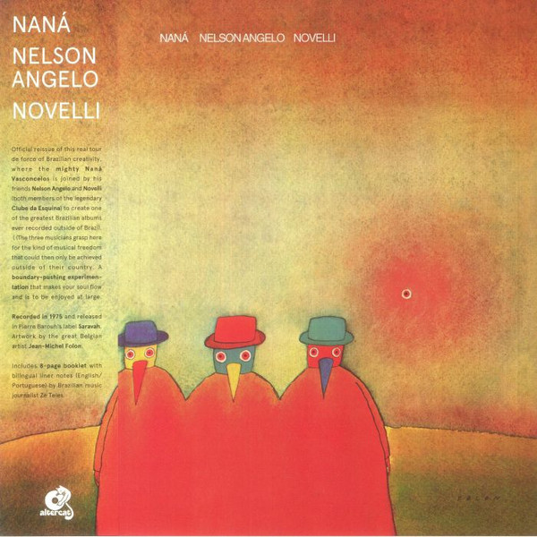 Naná Vasconcelos , Nelson Angelo , Novelli - Naná Nelson Angelo Novelli | Altercat Records (ALT025) - main Naná Vasconcelos , Nelson Angelo , Novelli - Naná Nelson Angelo Novelli | Altercat Records (ALT025) - main