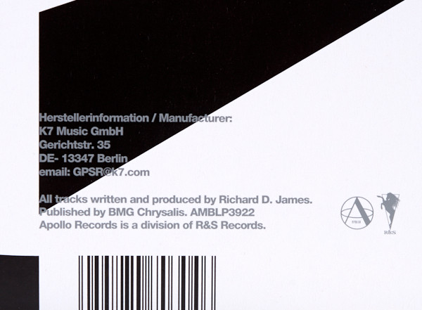 Aphex Twin - Selected Ambient Works 85-92 | Apollo (AMBLP3922) - 3