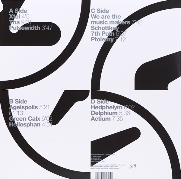 Aphex Twin - Selected Ambient Works 85-92 | Apollo (AMBLP3922) - 2