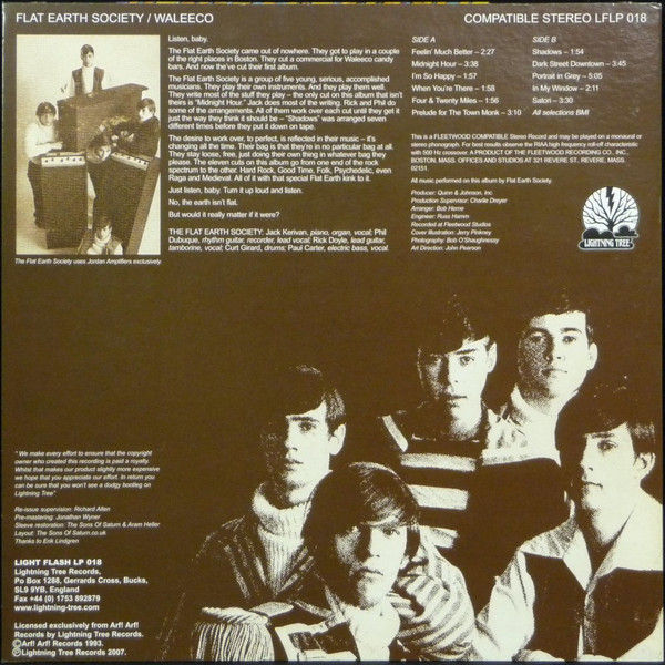 Flat Earth Society - Waleeco | Lightning Tree (LIGHT FLASH LP 018) - 2