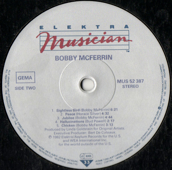 Bobby McFerrin - Bobby McFerrin | Elektra Musician (MUS K 52 387) - 4
