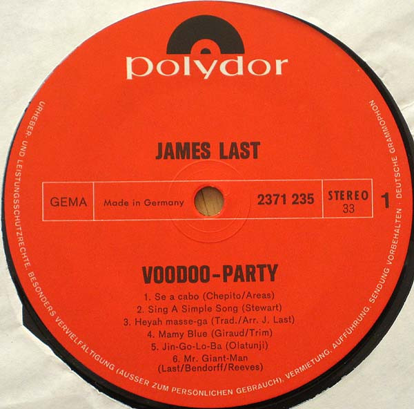 James Last - Voodoo-Party | Polydor (2371 235) - 3