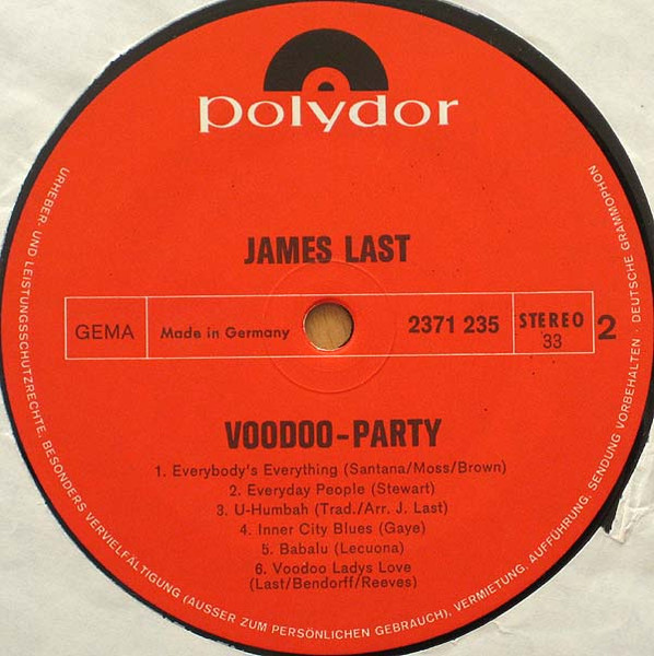James Last - Voodoo-Party | Polydor (2371 235) - 4