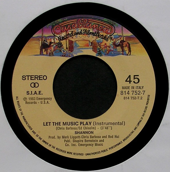 Shannon - Let The Music Play | Casablanca (814 752-7) - 4
