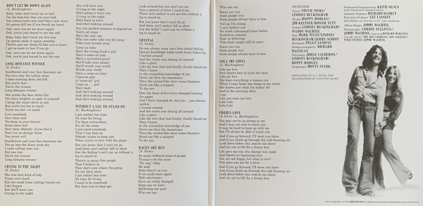 Buckingham Nicks - Buckingham Nicks LP - BLUE VINYL | Rhino Records (RCV1 727725) - 2