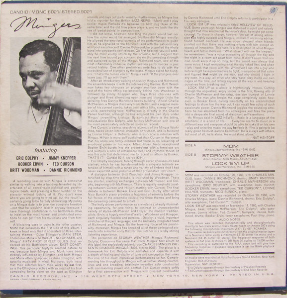 Charles Mingus - Mingus | Candid (8021) - 2