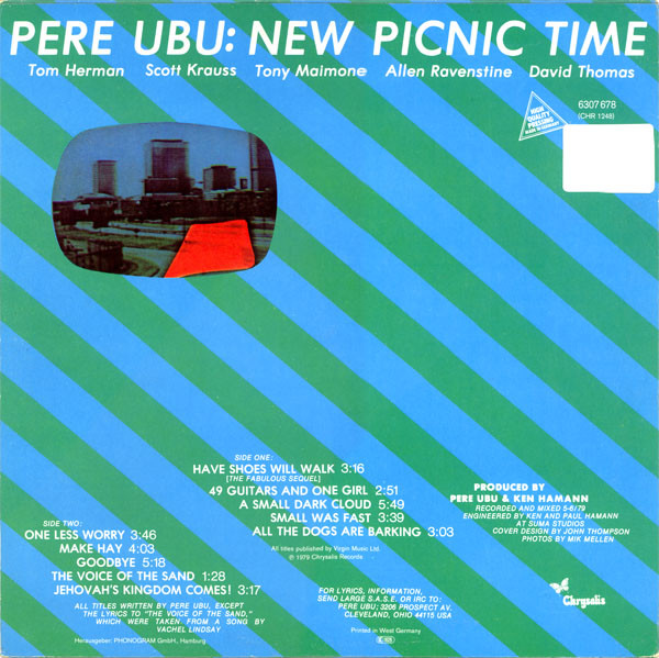 Pere Ubu - New Picnic Time | Chrysalis (6307 678) - 2