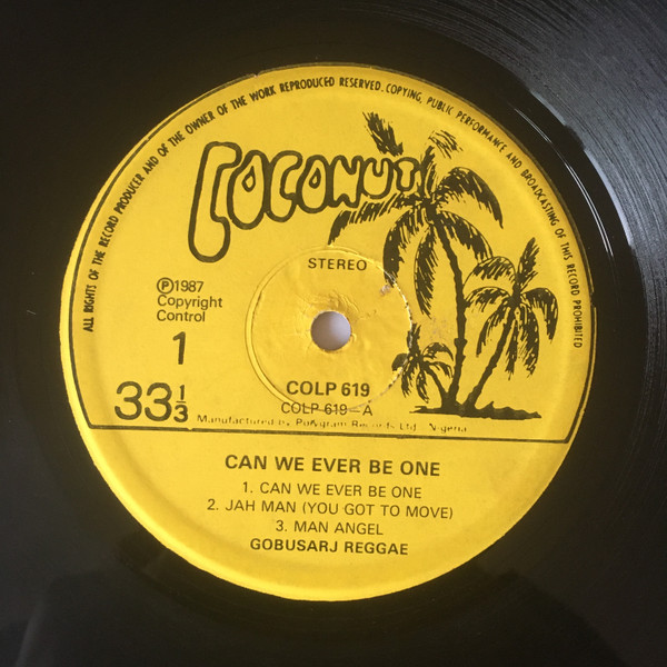Godwin Immortal Egwuatu - Can We Ever Be One? Gobusarj Reggae | Coconut (COLP 619) - 3