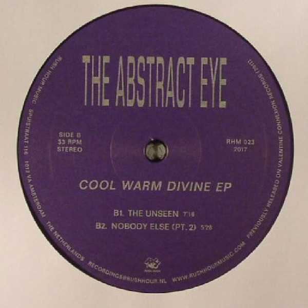 The Abstract Eye - Cool Warm Divine EP | Rush Hour (RHM 023) - main