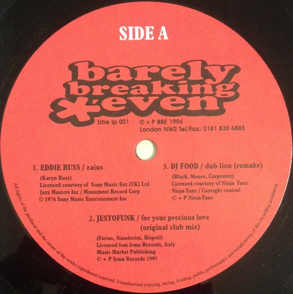 Dr. Bob Jones - Stop And Listen Vol. I | BBE (bbe lp 001) - 3