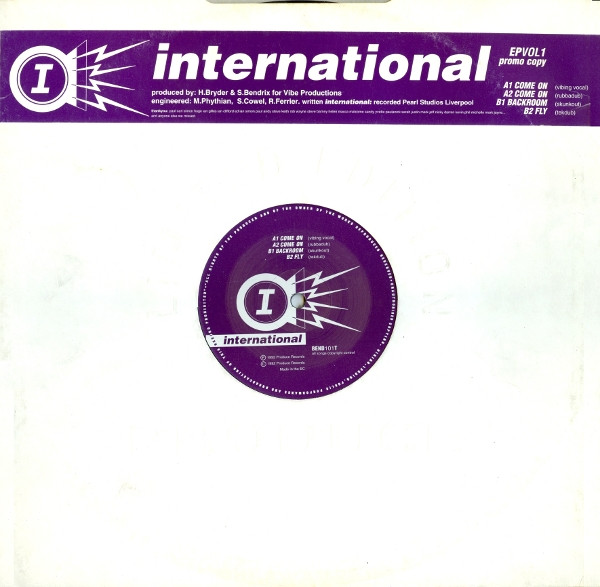International - EP Vol1 | Produce Records (BEND101T)