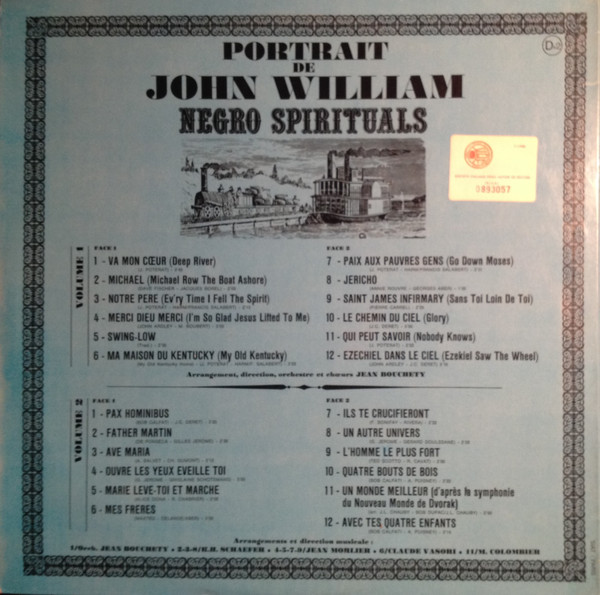 John William - Portrait de John William - Negro Spirituals | Polydor (2655 003) - 2 John William - Portrait de John William - Negro Spirituals | Polydor (2655 003) - 2