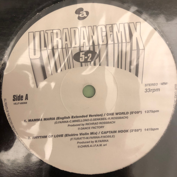 Various - Ultra Dance Mix 5-2 | Avex Trax (VEJT-89068)