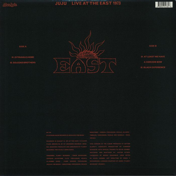 Juju - Live At The East 1973 | Now-Again Records (NA 5178) - 2