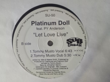Platinum Doll Featuring P.Y. Anderson - Let Love Live | Sub-Urban (SU-50) - 2