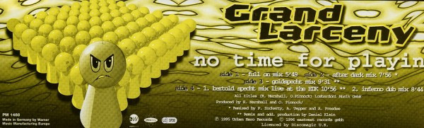 Grand Larceny - No Time For Playin' | Ultraphonic (PM 1488)
