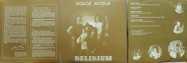 Delirium - Dolce Acqua | Fonit (LPX 11) - 3 Delirium - Dolce Acqua | Fonit (LPX 11) - 3
