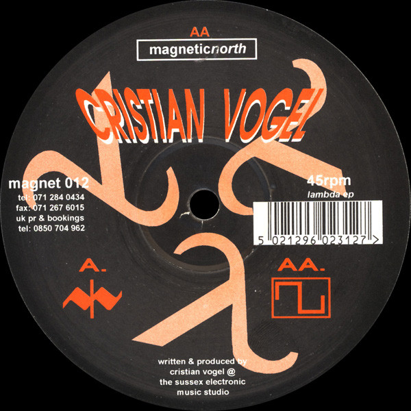 Cristian Vogel - Lambda EP | Magnetic North (magnet 012) - main