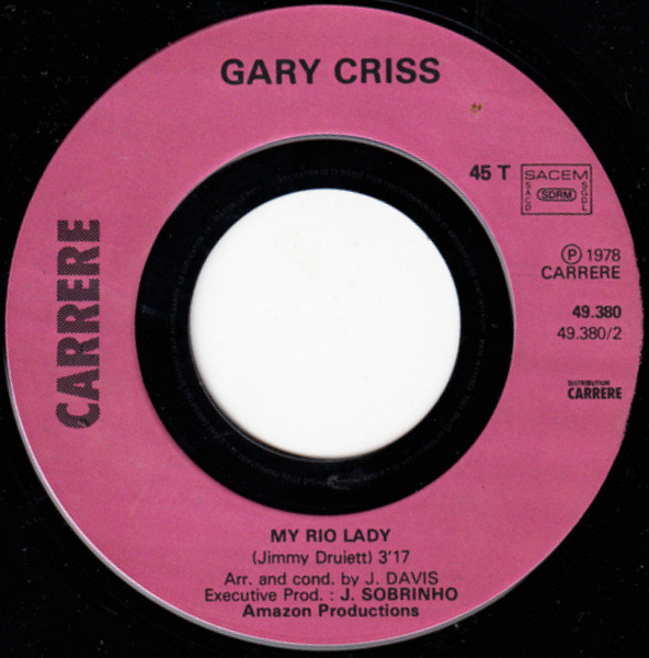 Gary Criss - Rio De Janeiro | Carrere (49.380) - 4