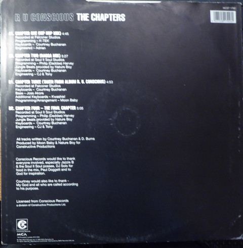 Courtney Buchanan - R U Conscious | MCA Records (MCST 1792)