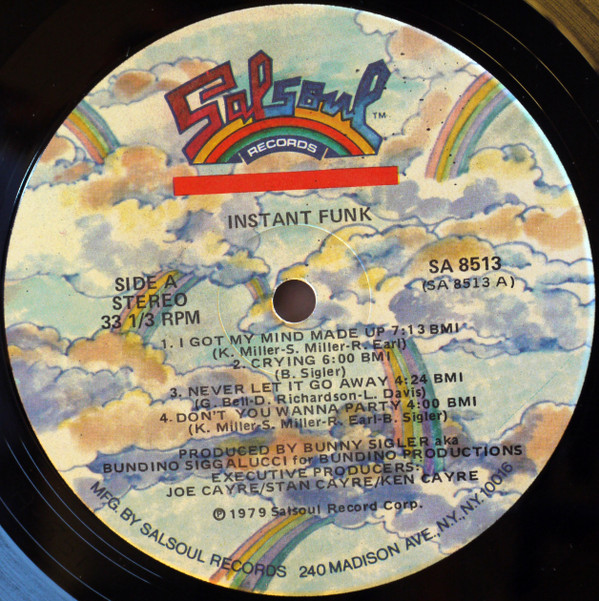 Instant Funk - Instant Funk | Salsoul Records (SA 8513) - 3