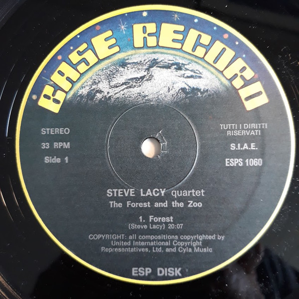 Steve Lacy - The Forest And The Zoo | Base Record (ESP 1060) - 3