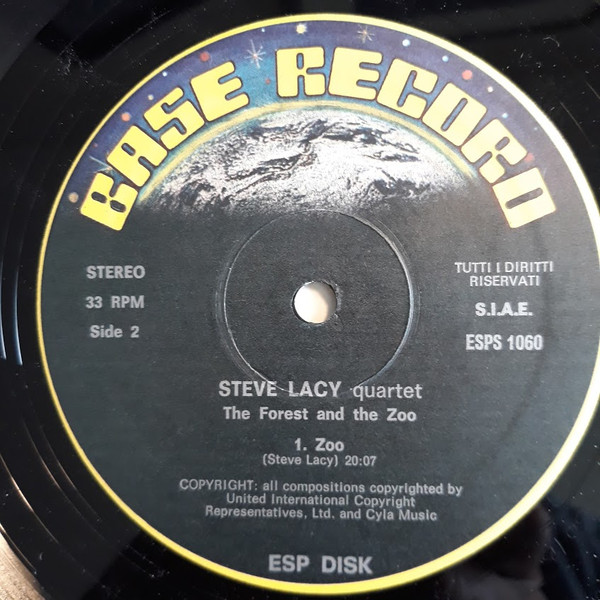 Steve Lacy - The Forest And The Zoo | Base Record (ESP 1060) - 4