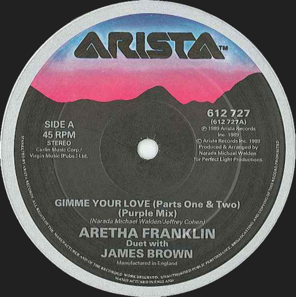 Aretha Franklin & James Brown - Gimme Your Love | Arista (612 727) - 4