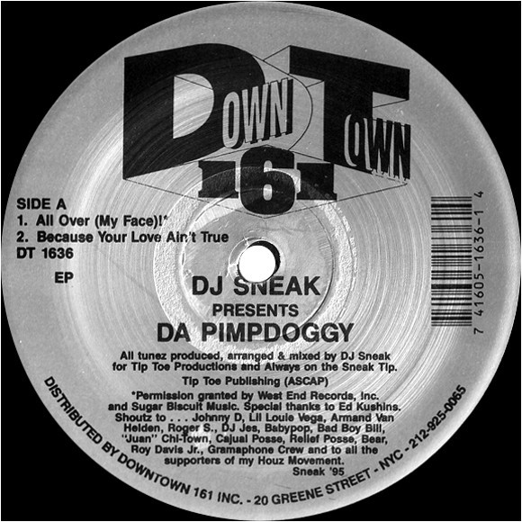 DJ Sneak - Da Pimpdoggy | Downtown 161 (DT-1636) - main DJ Sneak - Da Pimpdoggy | Downtown 161 (DT-1636) - main