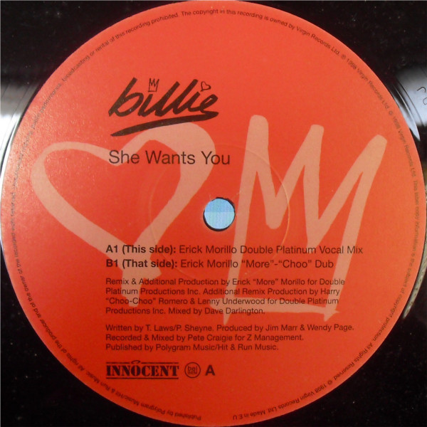 Billie - She Wants You | Innocent (SINTXDJ6) - 2 Billie - She Wants You | Innocent (SINTXDJ6) - 2