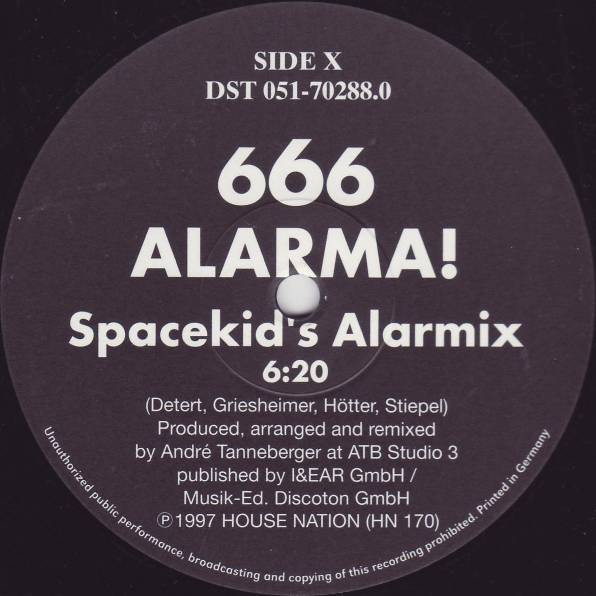 666 - Alarma! | House Nation (HN 170) - 2