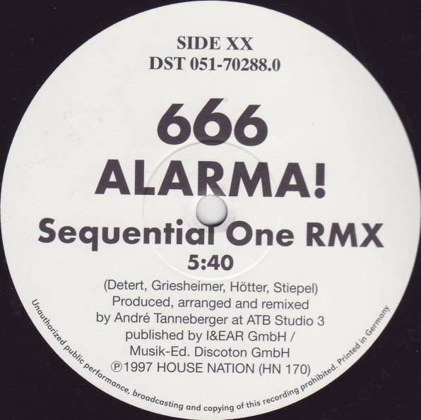 666 - Alarma! | House Nation (HN 170) - 3