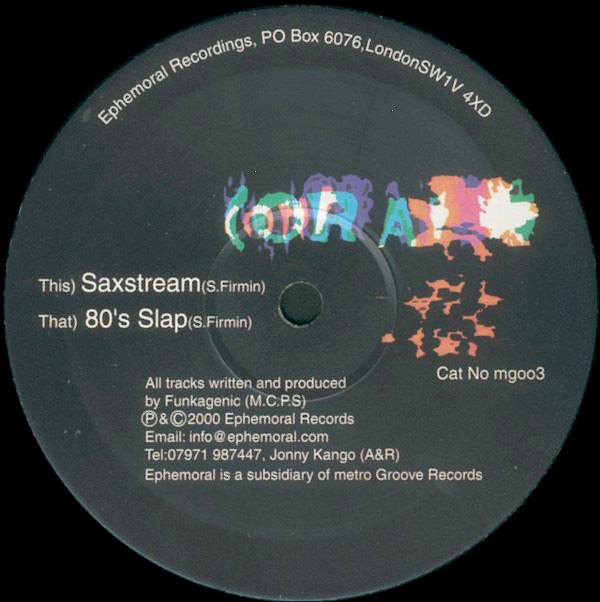 Funkagenic - Mindforce EP | Ephemoral Recordings (MG 003) - 2