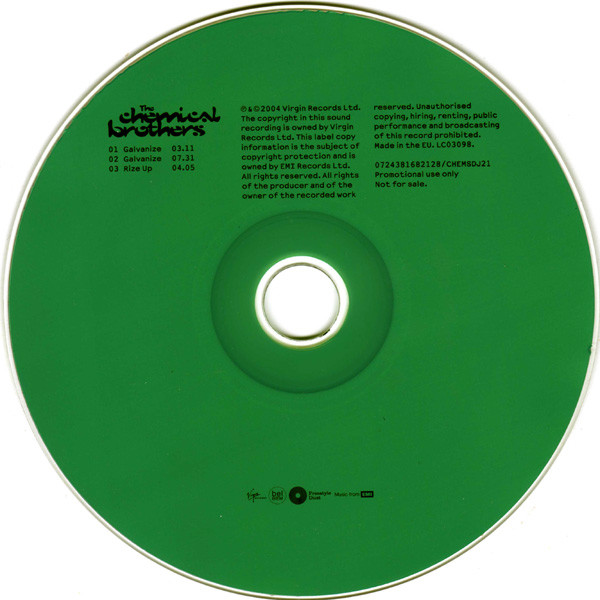 The Chemical Brothers - Galvanize | Freestyle Dust (CHEMSDJ21) - 3 The Chemical Brothers - Galvanize | Freestyle Dust (CHEMSDJ21) - 3