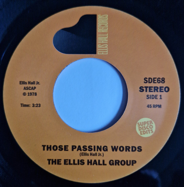 The Ellis Hall Group - Those Passing Words | Ellis Hall Records (SDE68) - main