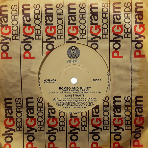 Dire Straits - Romeo And Juliet | Vertigo (6059 459) Dire Straits - Romeo And Juliet | Vertigo (6059 459)