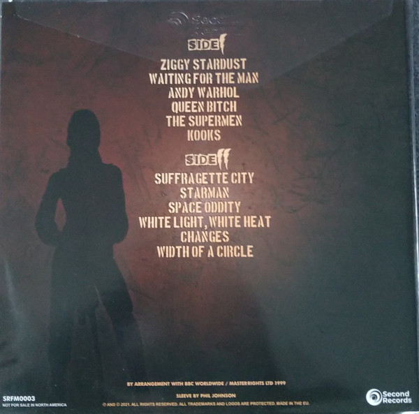 David Bowie - Live From Mars (Sounds Of The 70's At The BBC) | Second Records (SRFM0003) - 2