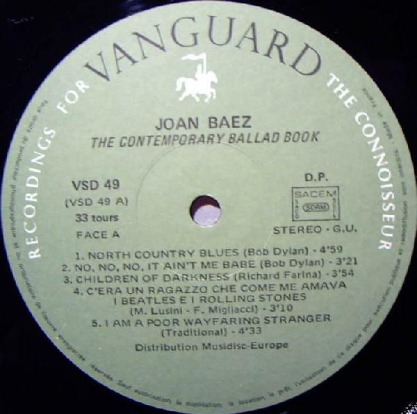 Joan Baez - The Songbook | Musidisc (CCV 2513) - 3