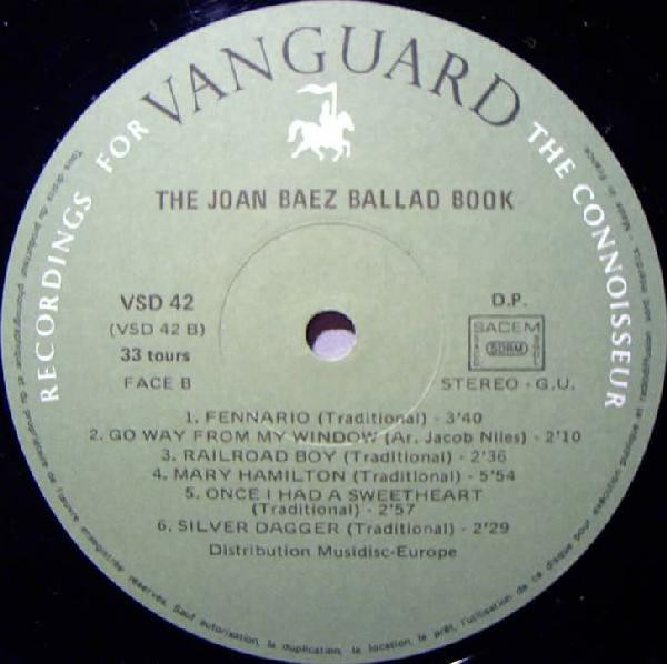 Joan Baez - The Songbook | Musidisc (CCV 2513) - 10