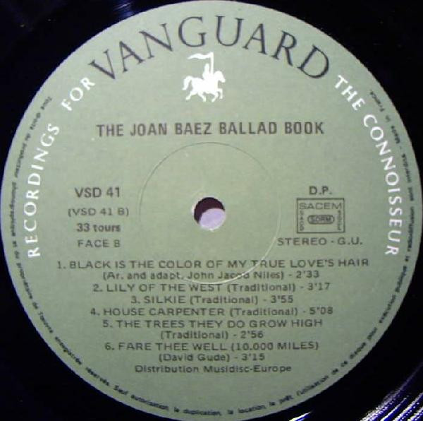 Joan Baez - The Songbook | Musidisc (CCV 2513) - 8