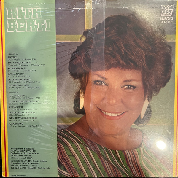 Rita Berti - Rita Berti | Vis Radio (LP LV 3414) - 2