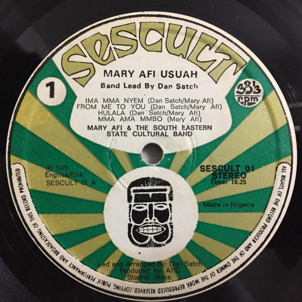 Mary Afi Usuah With The South Eastern State Cultural Band - Ekpenyong Abasi | SESCULT (SESCULT 01) - 3