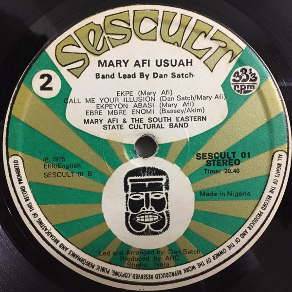 Mary Afi Usuah With The South Eastern State Cultural Band - Ekpenyong Abasi | SESCULT (SESCULT 01) - 4