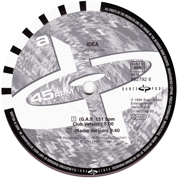 Idea Featuring Laura Piccinelli - Make A Stand | Dance Pool (662792 6) - 3