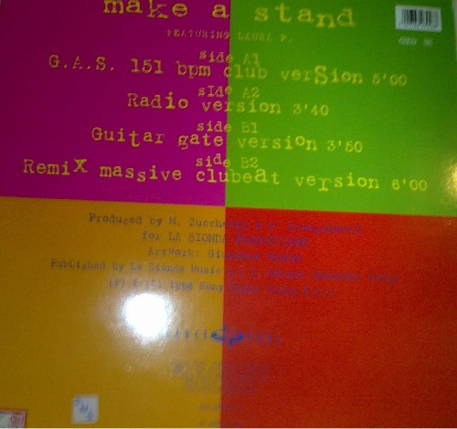 Idea Featuring Laura Piccinelli - Make A Stand | Dance Pool (662792 6) - 2