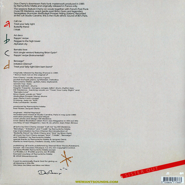 Don Cherry - Home Boy, Sister Out | Wewantsounds (WWSLP14) - 2 Don Cherry - Home Boy, Sister Out | Wewantsounds (WWSLP14) - 2